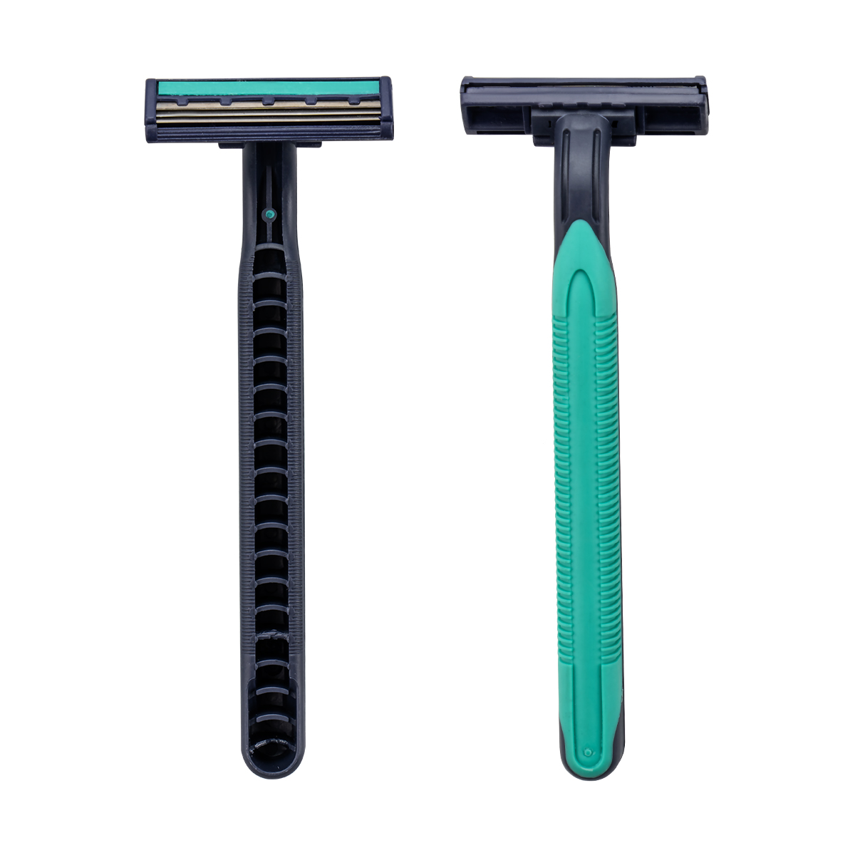 CX-T24トリプルブレードの男性使い捨てシェービングかみそり、プラスチックとラバーハンドル